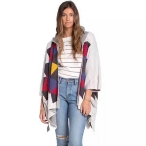 Billabong Juniors Poncho Sweater New W/ Tag Size L